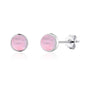 Pink Mother of Pearl Stud Earrings