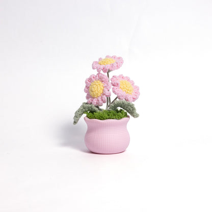 Blooming Joy Pastel Pots – Handcrafted Pastel Mini Pots for Festive Holiday Décor