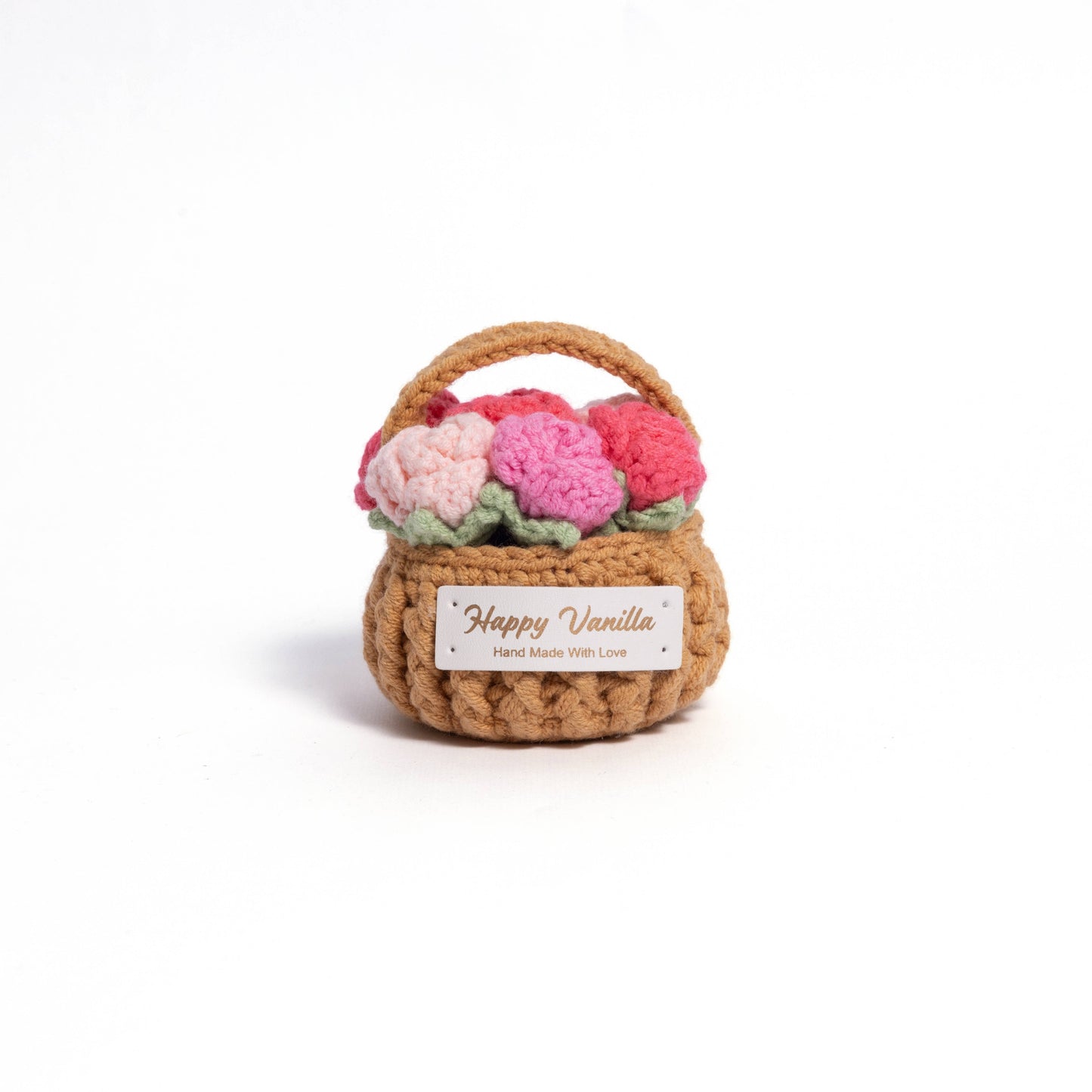 Cozy Crochet Heart Rose Plant – Handmade Amigurumi Gift for Loved Ones