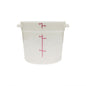 5.7 Ltr Quart Round Food Storage Container White