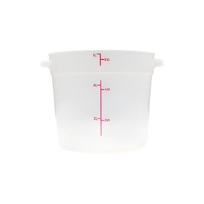 5.7 Litre Translucent Round Food Storage Container