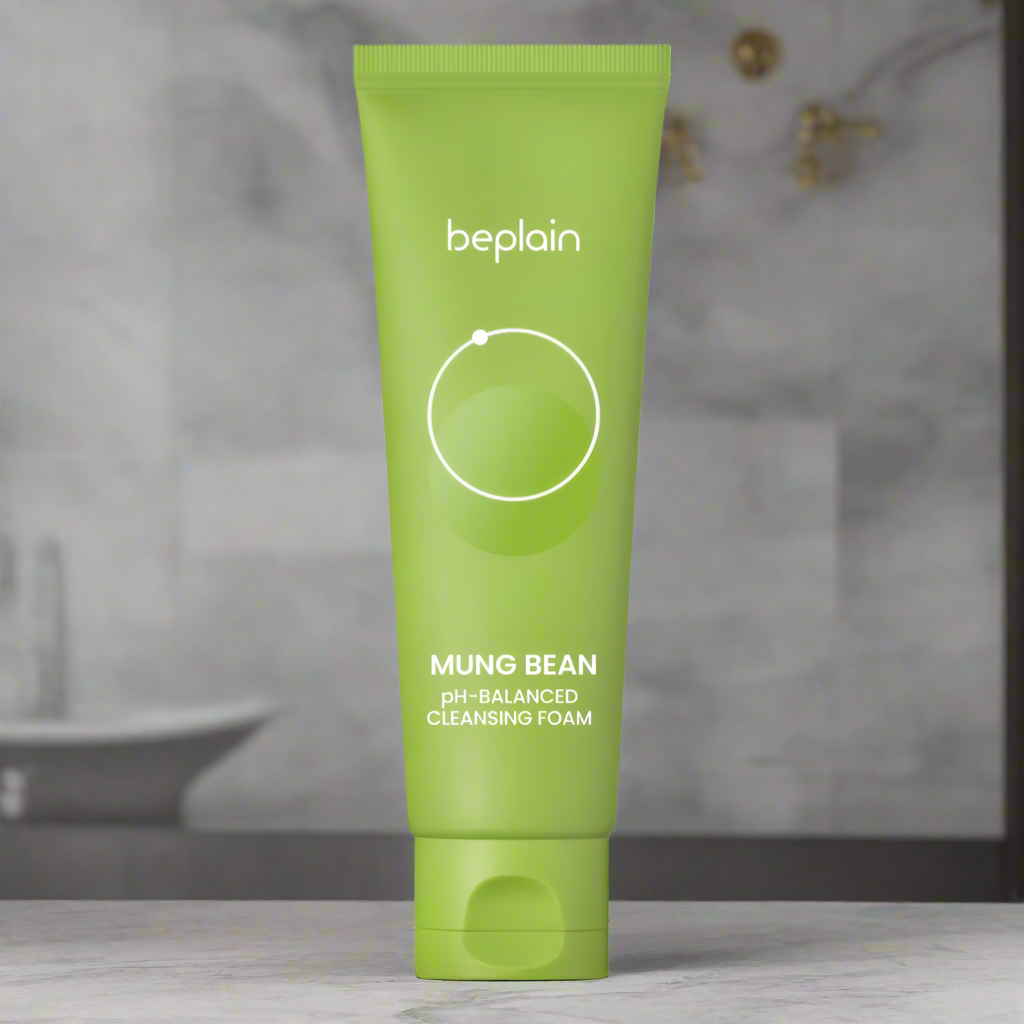 beplain Mung Bean Mousse Nettoyante pH équilibré 80 ml