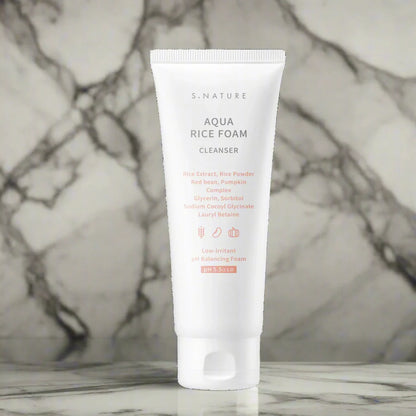 S.NATURE Aqua Rice Foam Cleanser 80ml