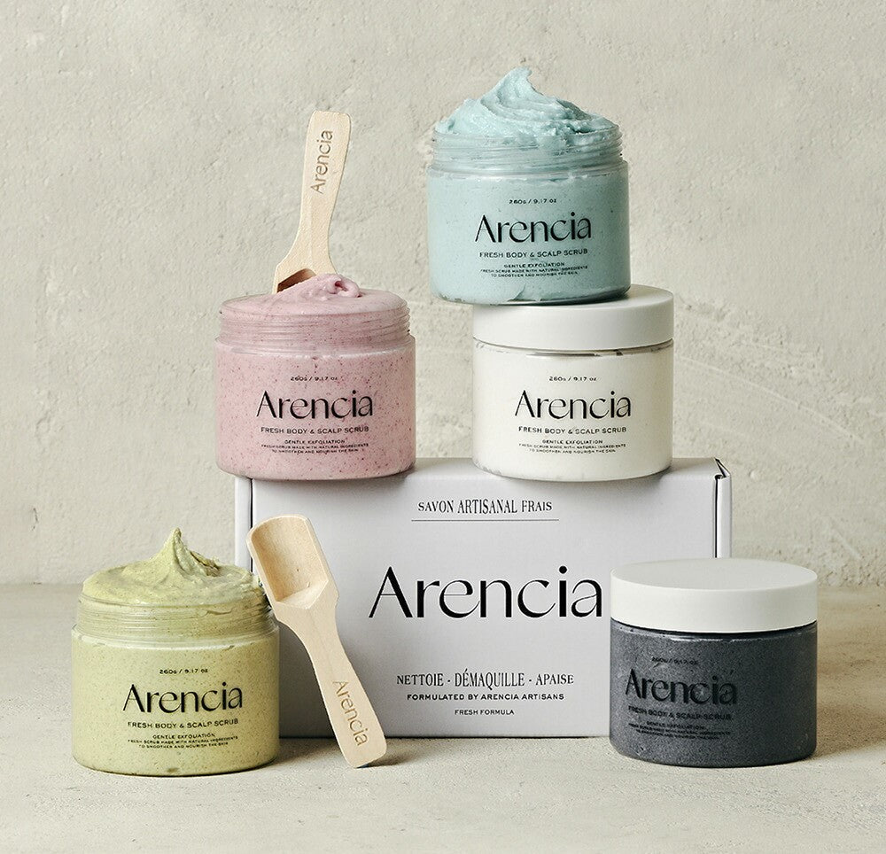 Gommage Corps Arencia Fresh Cloud 260g (5 Types)