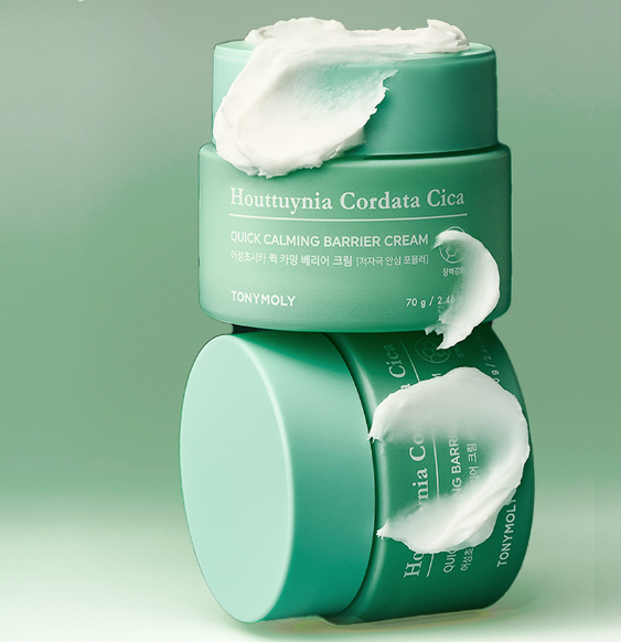 TONYMOLY Crème Barrière Apaisante Rapide Cica Houttuynia Cordata 70g