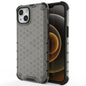 Shockproof Honeycomb Armour Black Case - For iPhone 13