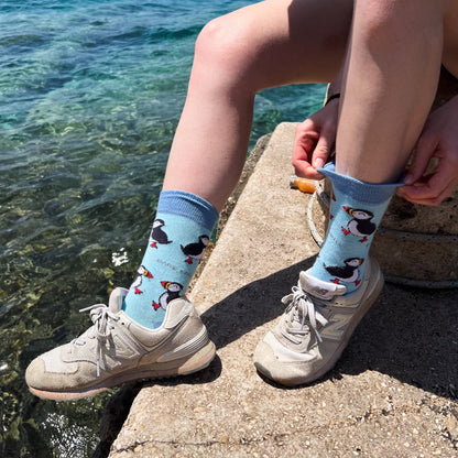 The Puffin 4 Pack Bamboo Sock Set
