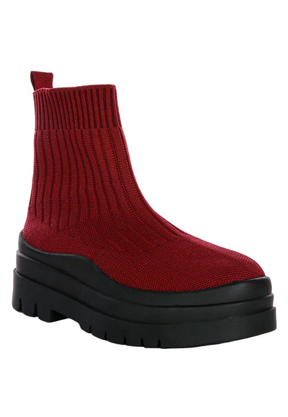 Bottes Chunky en Maille Quavo
