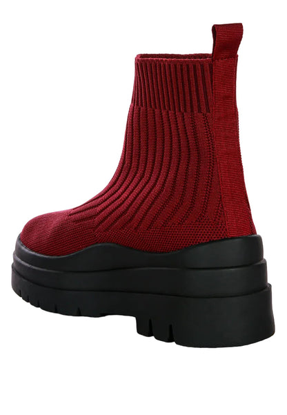Bottes Chunky en Maille Quavo