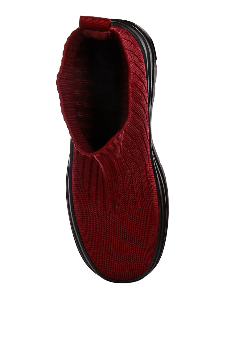 Bottes Chunky en Maille Quavo