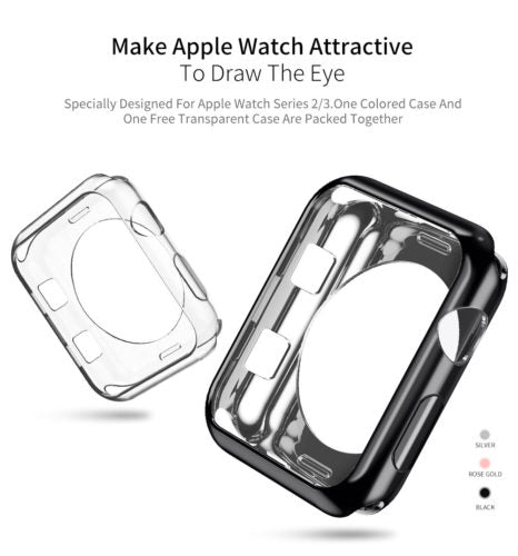 Dux Ducis Electroplated TPU Case - For Apple Watch Series 2/3 - 42MM