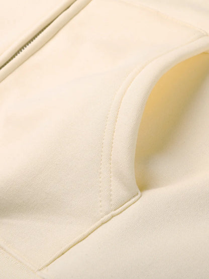 Waran Essential Zip-up Fleece Hoodie