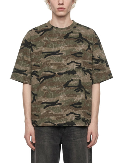 Waran Unisex Boxy Camo Print T-Shirt