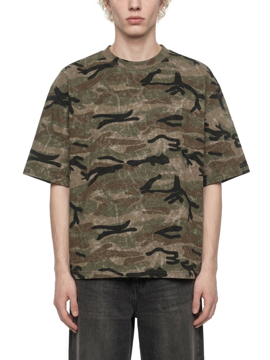 Waran Unisex Boxy Camo Print T-Shirt