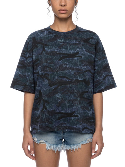 Waran Unisex Boxy Camo Print T-Shirt