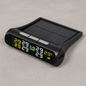 Solar Powered Wireless Tyre Pressure Monitoring System (TPMS) with 4 External Sensors – Real-Time LCD Display, USB Dual Charging, High/Low Pressure & Temperature Alerts for Cars, SUVs, Vans
