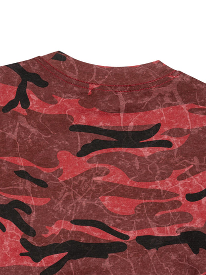 Waran Unisex Boxy Camo Print T-Shirt