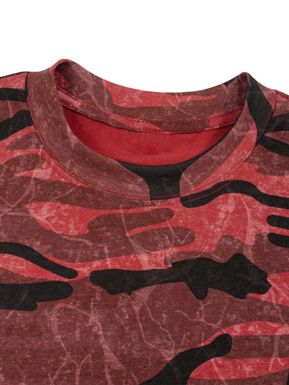 Waran Unisex Boxy Camo Print T-Shirt