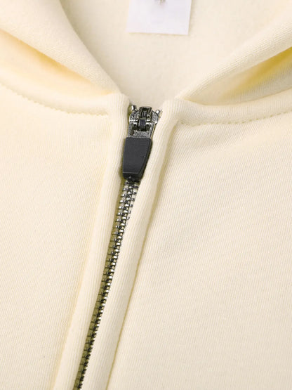 Waran Essential Zip-up Fleece Hoodie