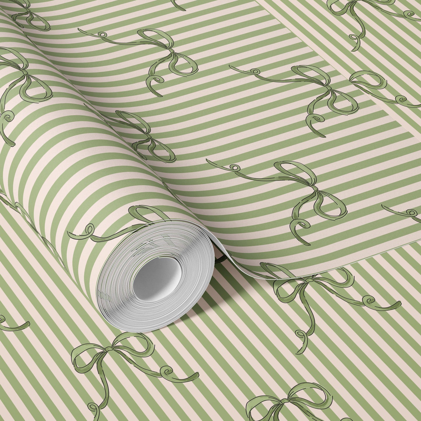 PIROUETTE SOFT MOSS WALLPAPER