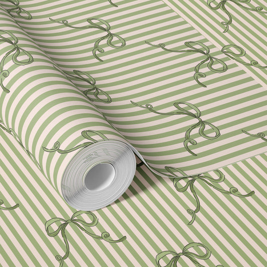 PIROUETTE SOFT MOSS WALLPAPER