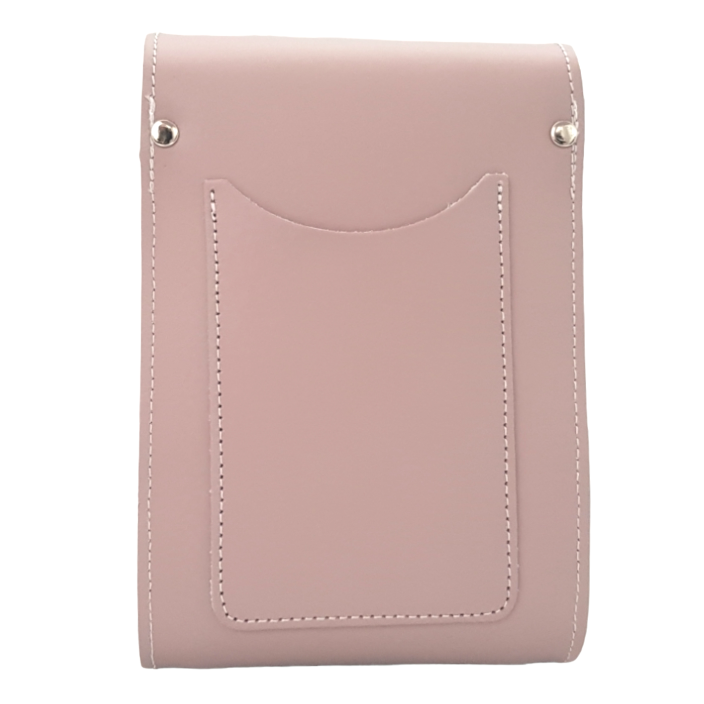 Sac de Téléphone en Cuir Fait Main pour Festival - Quartz Rose