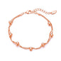 Rose Gold Plated Ball Bracelet