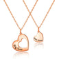 Rose Gold Plated Big Sister and Little Sister Necklace Set