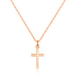 Rose Gold Plated Cross Necklace