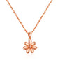 Rose Gold Plated Daisy Necklace