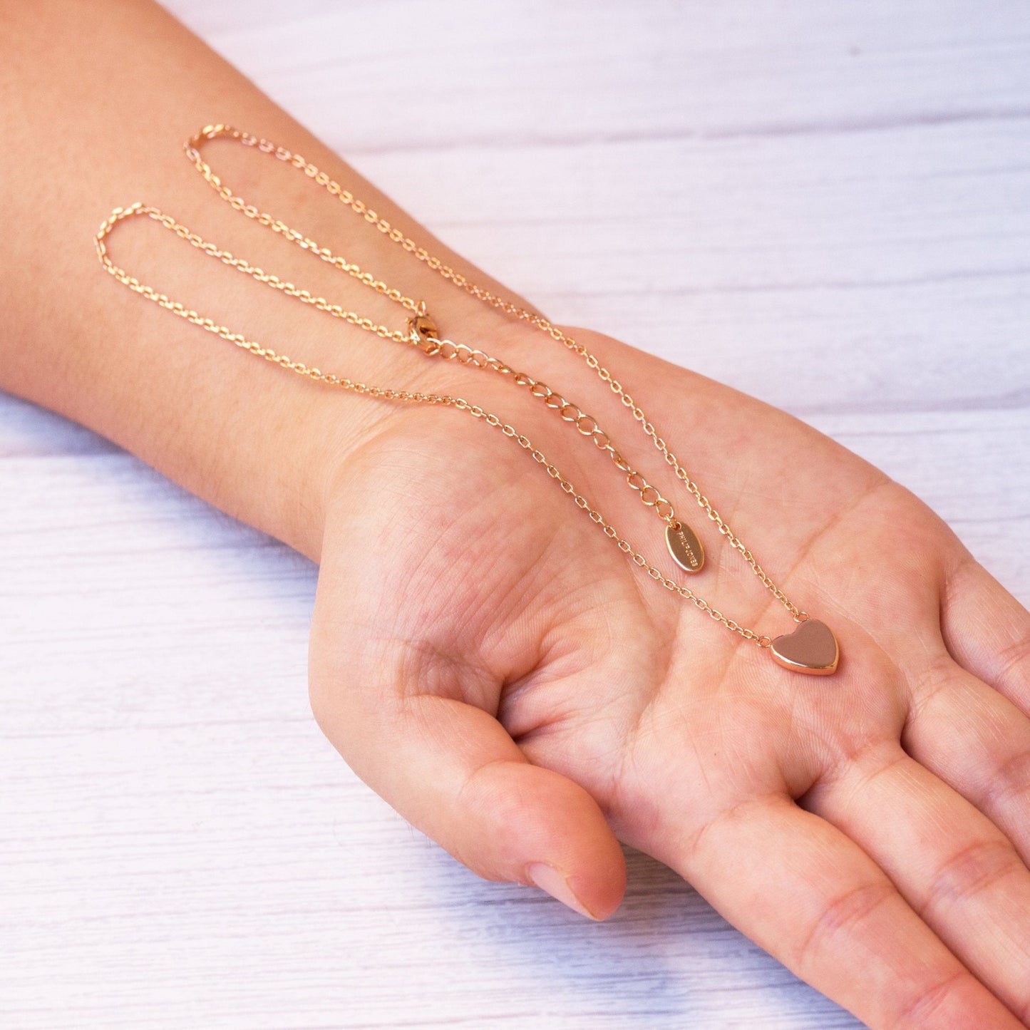 Rose Gold Plated Heart Necklace