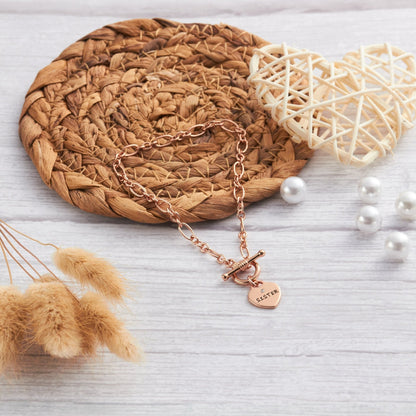 Rose Gold Plated Sister Friendship Quote Charm Bracelet Created with Zircondia® Crystals