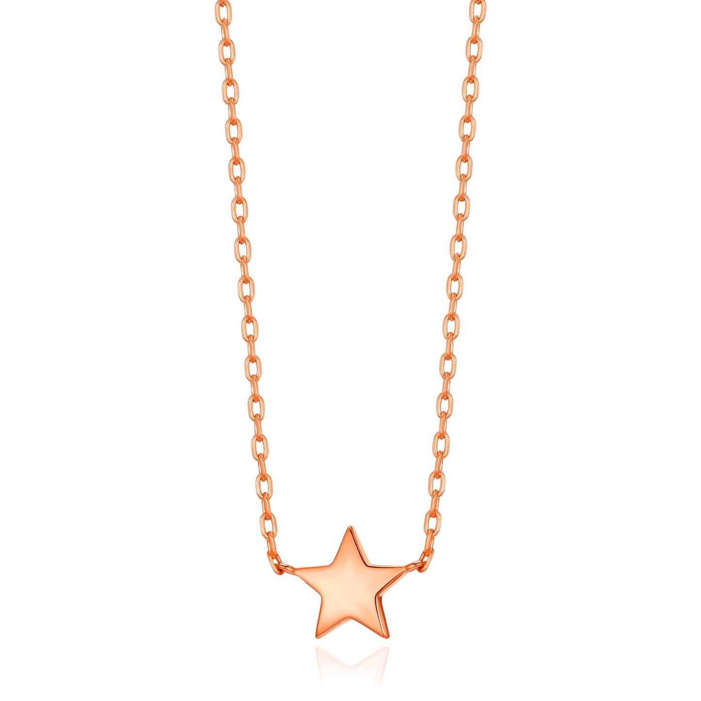 Rose Gold Plated Star Necklace