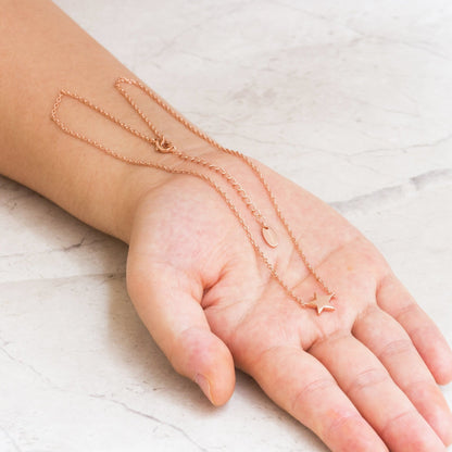 Rose Gold Plated Star Necklace