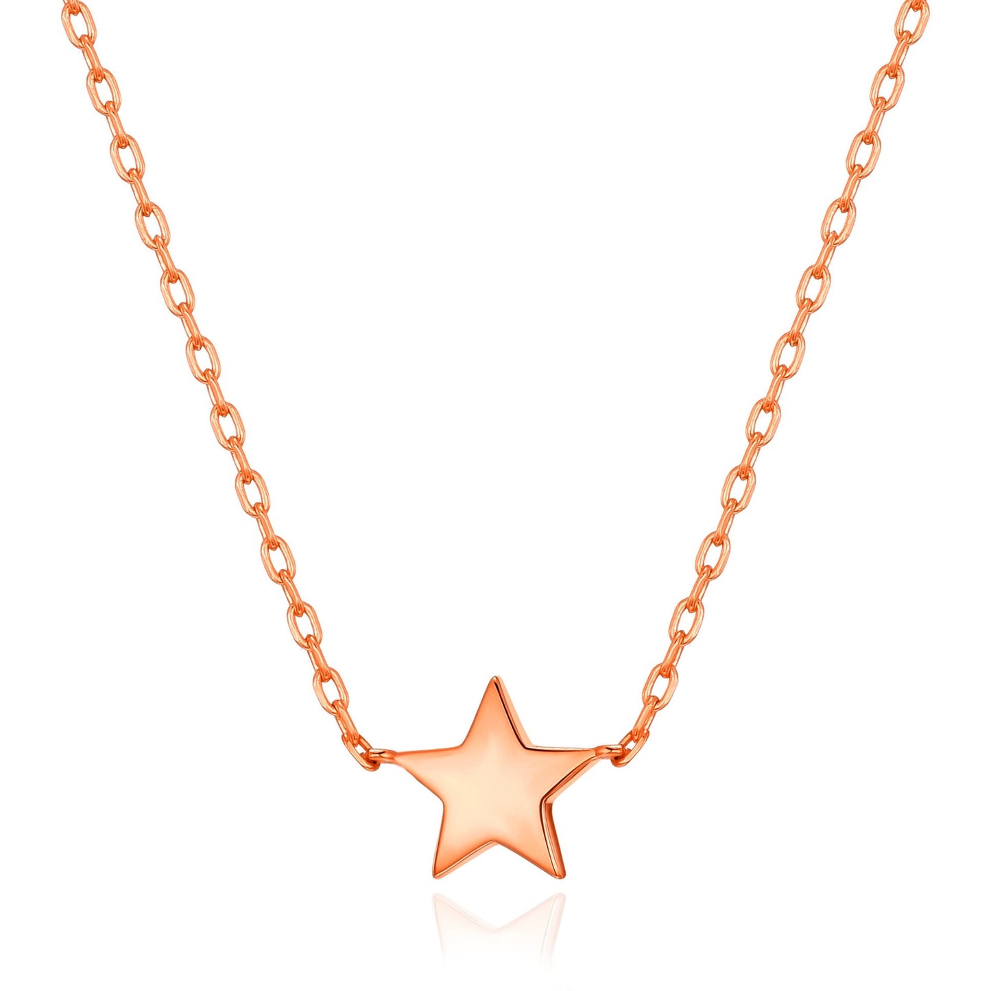 Rose Gold Plated Star Necklace