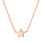 Rose Gold Plated Star Necklace