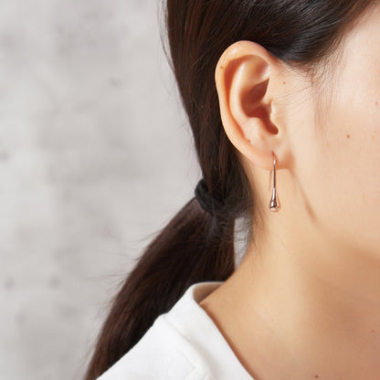 Rose Gold Plated Teardrop Earrings