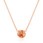 Rose Gold Plated Love Knot Necklace