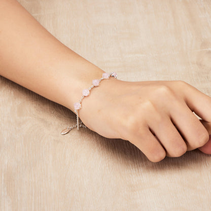 Rose Quartz Gemstone Bracelet
