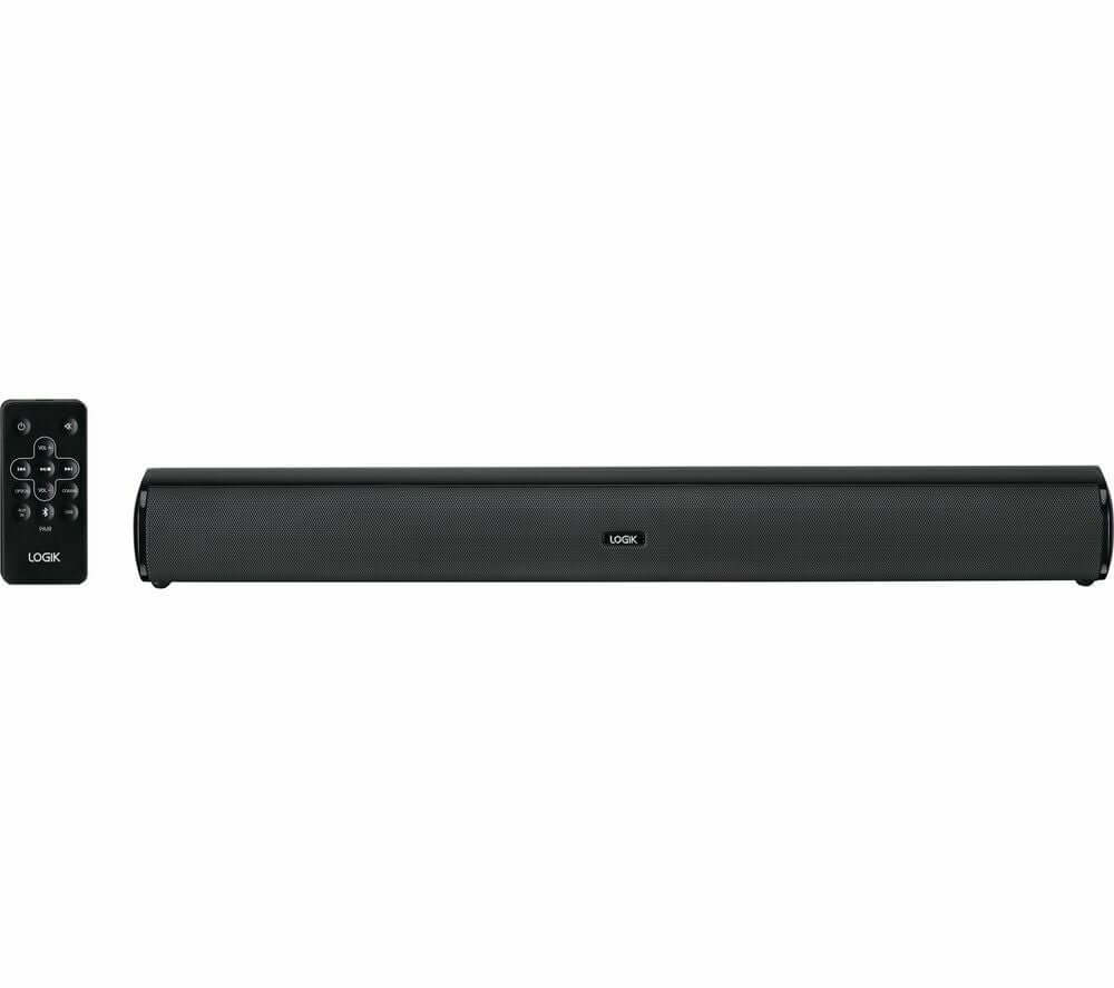 LOGIK LSB20B21 2.0 COMPACT 24W WIRELESS HOME THEATRE SOUND BAR SPEAKER OPTICAL