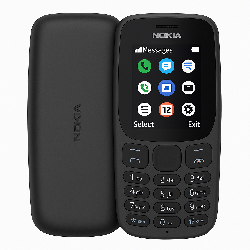 📱 Nokia 105 Dual Sim - Brand New Full Box Unlocked Sim Free
