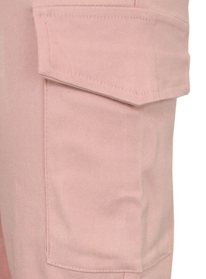 Ladies Combat Cargo Trouser Stretch Elasticated Waist Cotton Blend Cargo Pant