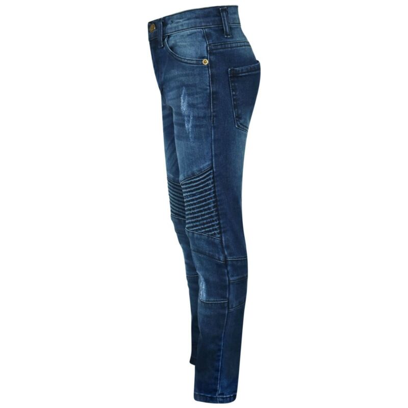Jeans enfant garçon stretch déchiré coupe skinny 5-13 ans