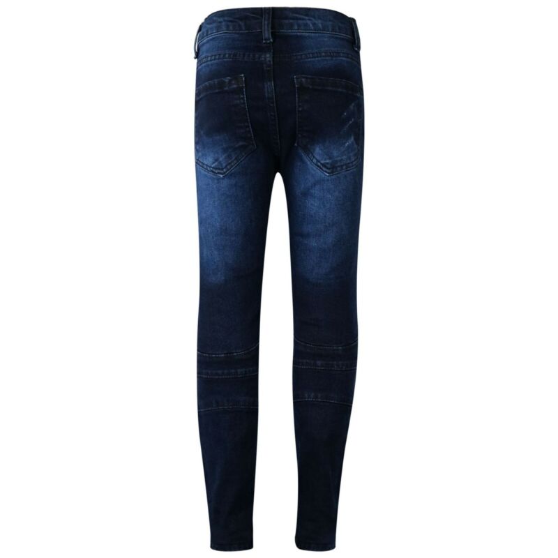 Jeans enfant garçon stretch déchiré coupe skinny 5-13 ans