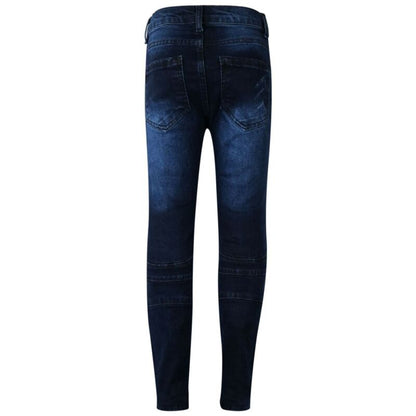 Jeans enfant garçon stretch déchiré coupe skinny 5-13 ans