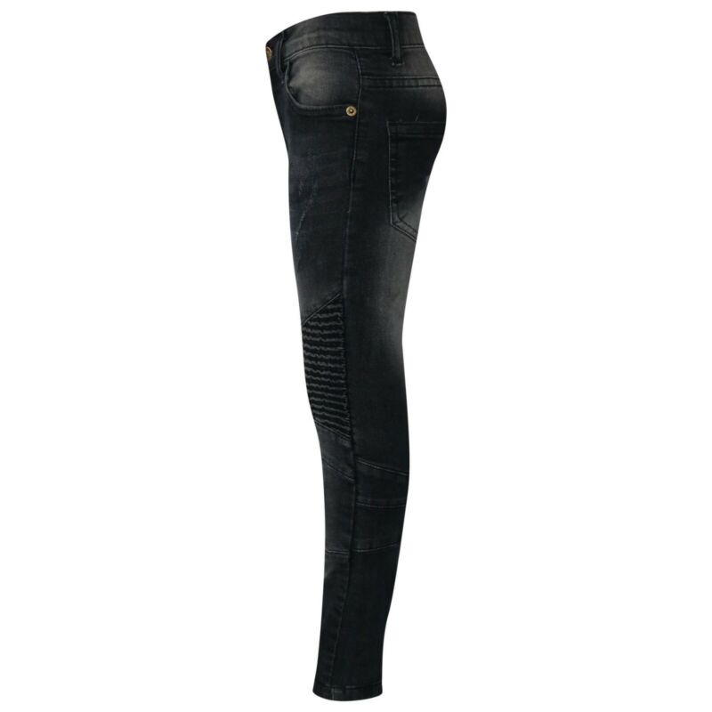 Jeans enfant garçon stretch déchiré coupe skinny 5-13 ans