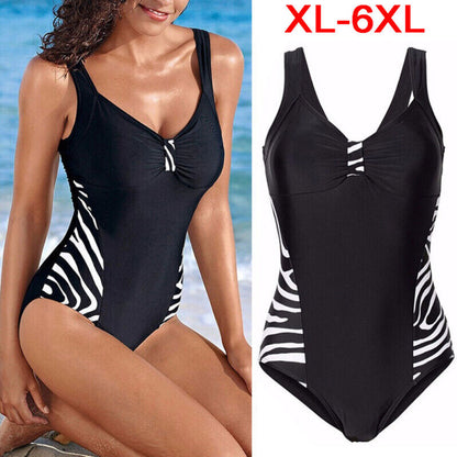 Maillot de bain monokini grande taille pour femme, maillot de bain bikini contrôle du ventre+