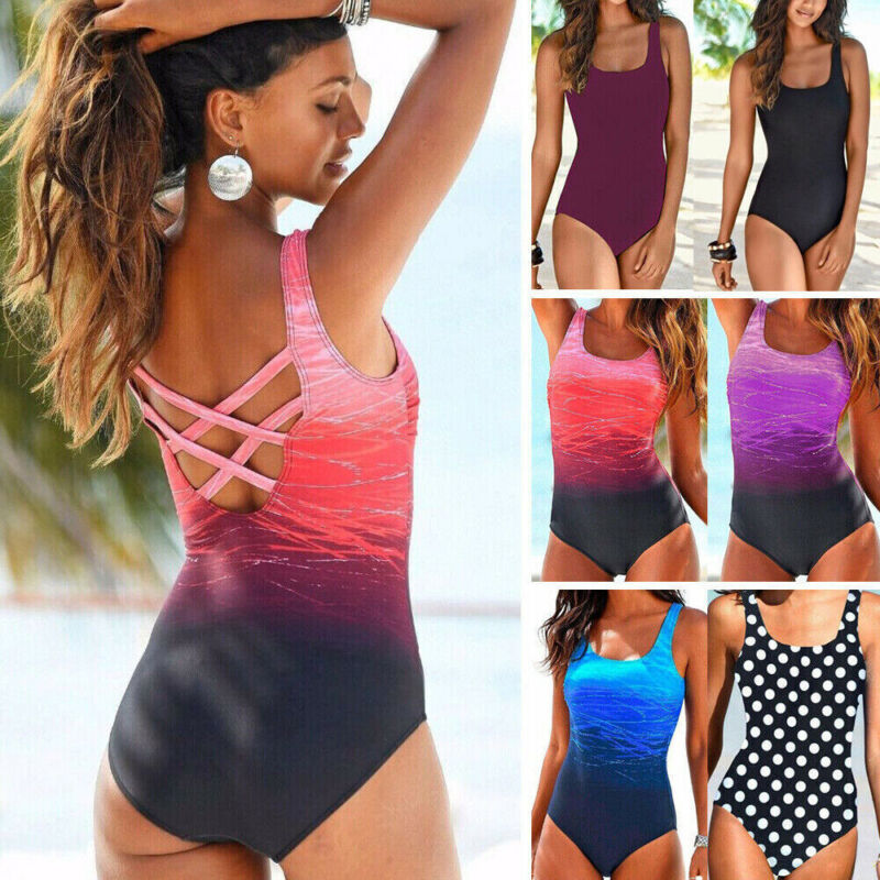 Maillot de bain monokini une pièce gainant pour femmes
