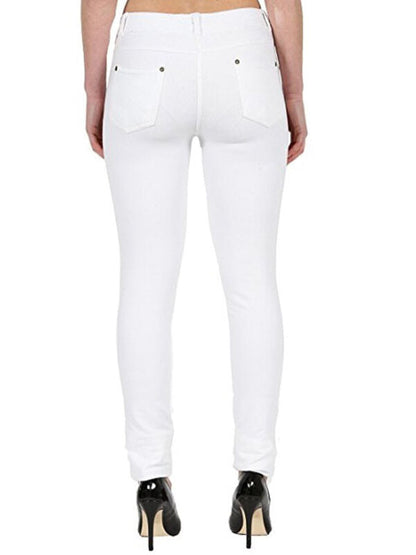 Pantalon Jegging Femme Taille Plus Extensible Slim Poches UK Tailles 8-26