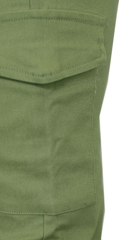 Ladies Combat Cargo Trouser Stretch Elasticated Waist Cotton Blend Cargo Pant